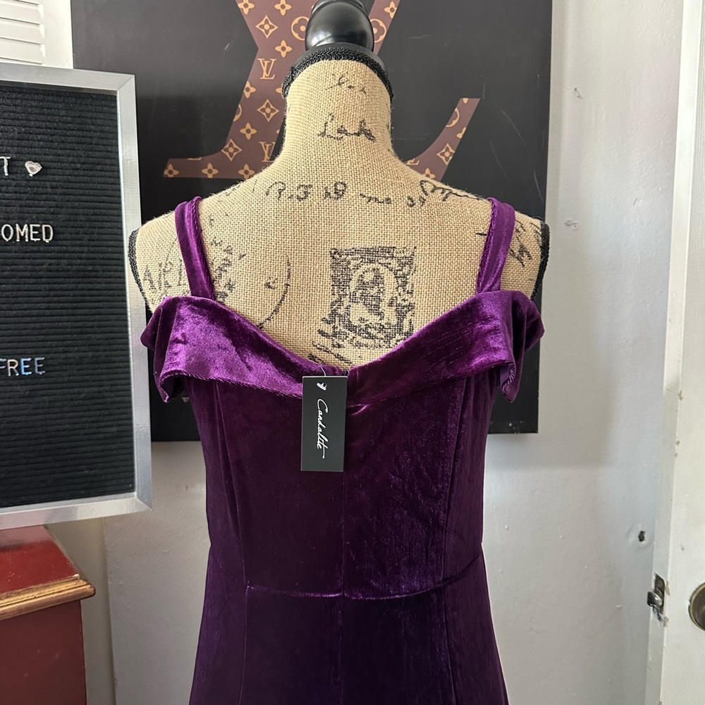 🆕Candalite Purple Velvet Gown - Picture 11 of 15